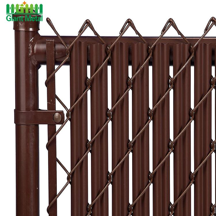 Durable PVC Chain Link Fence for playground