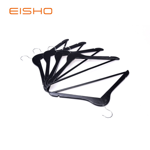 EISHOベーシックブラック木製メンズスーツジャケットハンガー