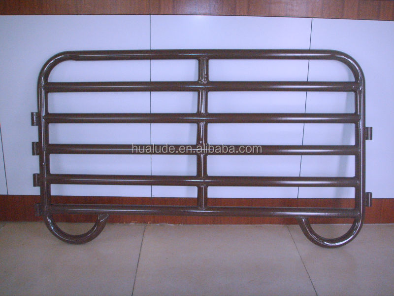 different types of galvanized steel farm metal gates with best quality