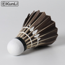 Best Durability Black Goose Feather Shuttlecock for Outdoor Training