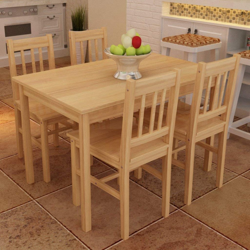 Wooden dinner table