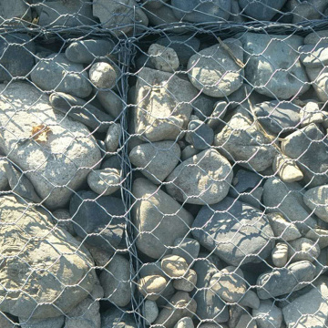 Heavily Galvanized Double Twisted Hexagonal Wire Mesh Gabions 2.4x3.0mm 10x12