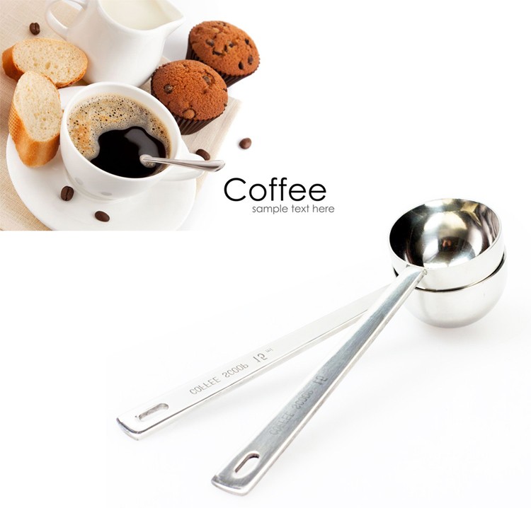 30ml Stainless steel Coffee Scoop/ Spoon Mirror Polish