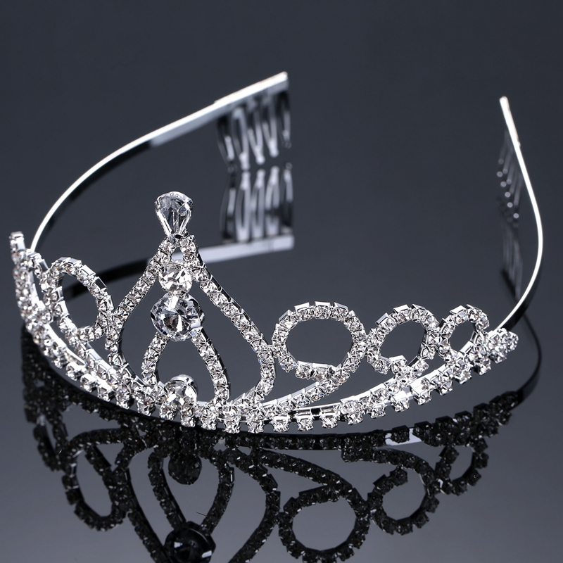 Hot Crystal Princess Tiara Wedding Crown