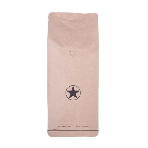 250G Kraft Paper Flat Bottom Compostable Material Biodergradable Coffee/Tea Bag Masala