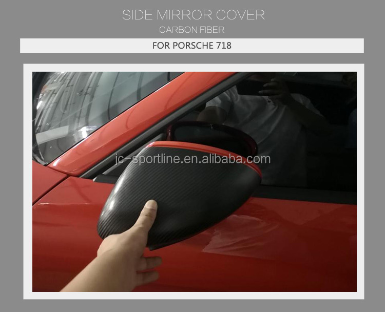 Carbon Fiber 718 Car Mirror Cover for Porsche 718 2017-2018