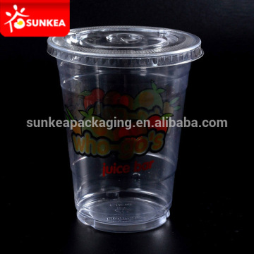 Printed disposable PET PP plastik cup