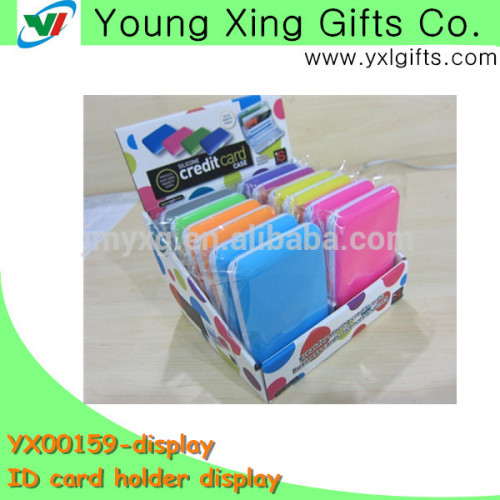 Credit card holder display for promotion gifts