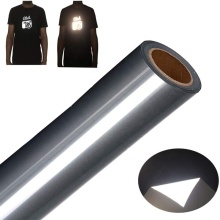 Custom Silver Reflective Heat Transfer Vinyl - Printable & Iron-On