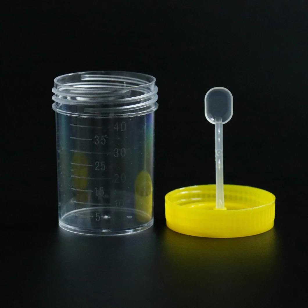 Siny 80ml 50ml Hospital Medical Products Sterile Plastic Container Disposable Stool Sample Container Manufacture