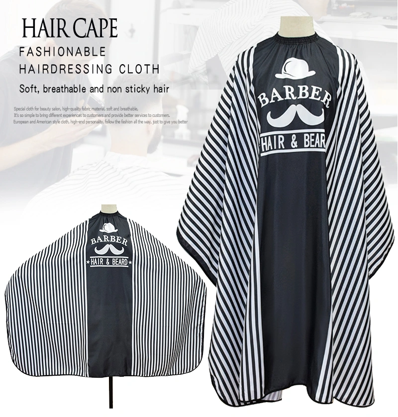 Promotion Price Hot Selling Salon Barbershop Beard Design Capes Hairdressing Cutting Cape for Men