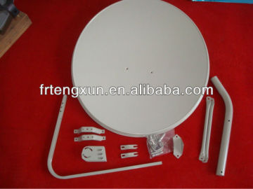 grey color KU band 80/90cm satellite dish antenna