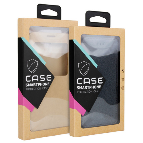 Window Plastic Hook Box Custom Phone Case Packaging