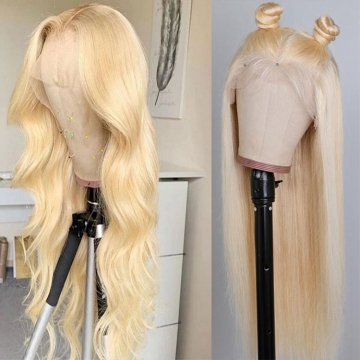 Free Shipping 613 Blonde Lace Front Human Hair Wigs 613 Blonde Frontal Bob Wigs Blonde 613 Human Hair Lace Wigs