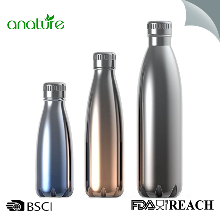 Metallic Insulated Water Drink Bottle Turquoise