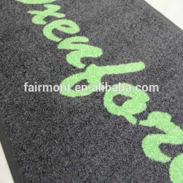 flocked carpet logo mat 01