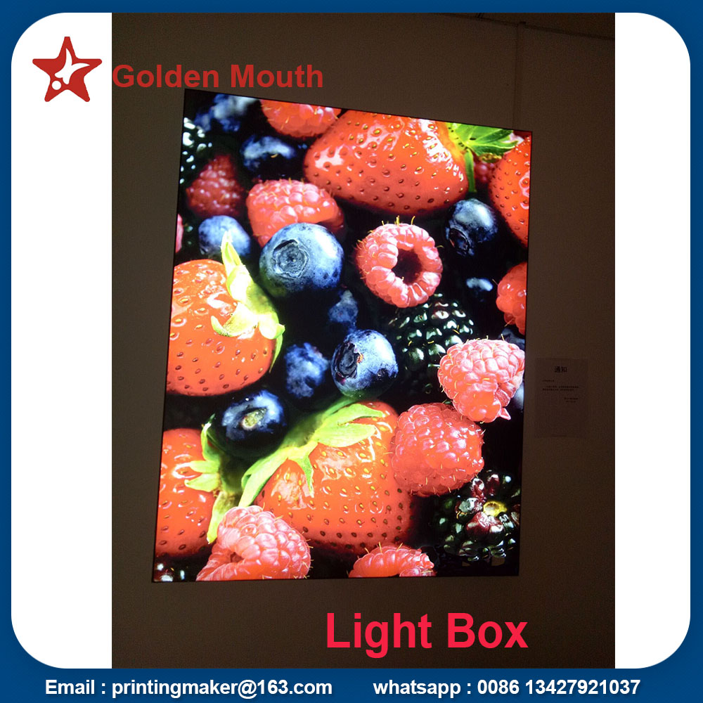 lighted poster frame