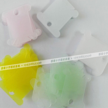 threading thread on card plastic boards threading board tools for cross stitch