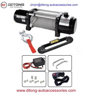 4x4 8000lbs Heavy Duty Jeep Electric Winches 12V/24V DC