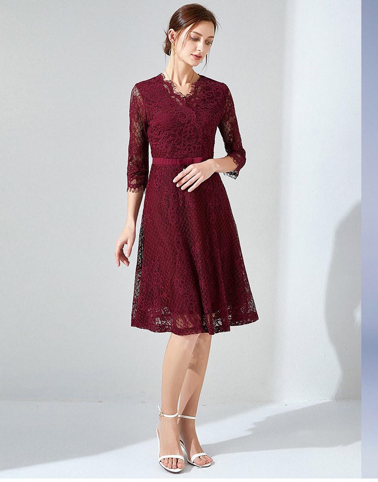 lace fabric dress