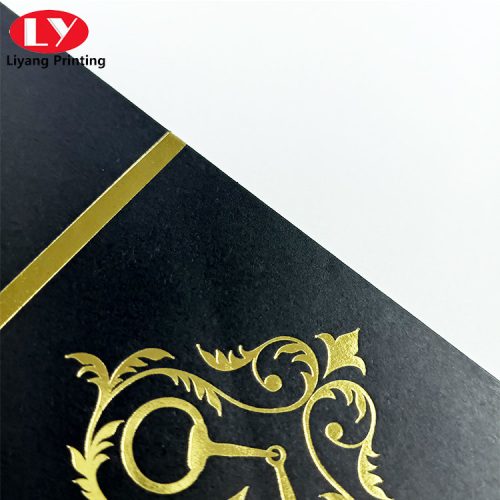 Envelope elegante personalizado de alta qualidade com hot stamping