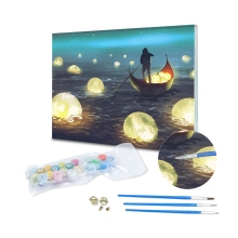 New Arrival Custom Framed Paint by Numbers DIY Adult Handmade Digital Oil Painting