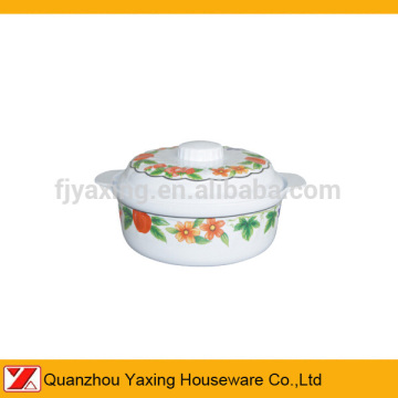 6.5" Wavy Handled Bowl W/Cover