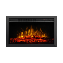 28 Inch Electric Fireplace with Log Effect