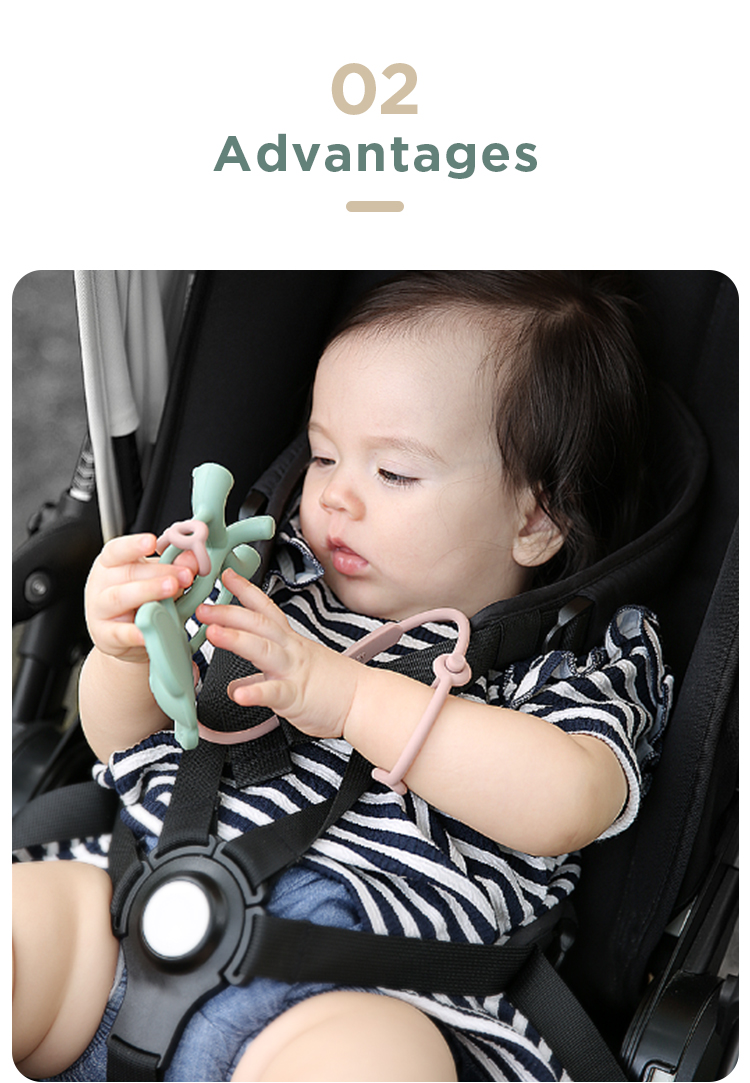 Food-grade Silicone Teether Chains