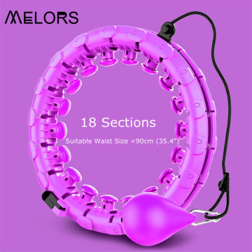 Melors Hula Hoop 18 sections purple