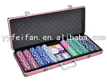 New coming aluminum case poker, custom aluminum poker case, casino red aluminum poker case