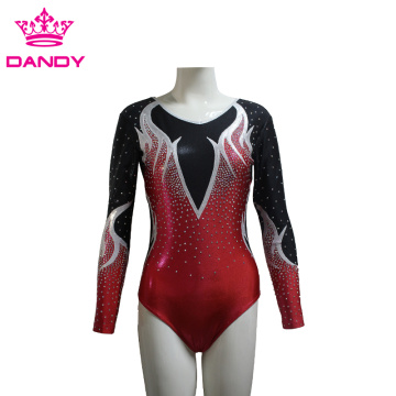 Long Sleeves Gymnastics Leotard For Girls