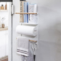 4-Layer Magnet Shelf Paper Towel Roll Holder