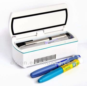 Diabetic Insulin Carry Case, Cooling box to carry and protect injectable medications, Diabetic supplies, Diabetic syringes case