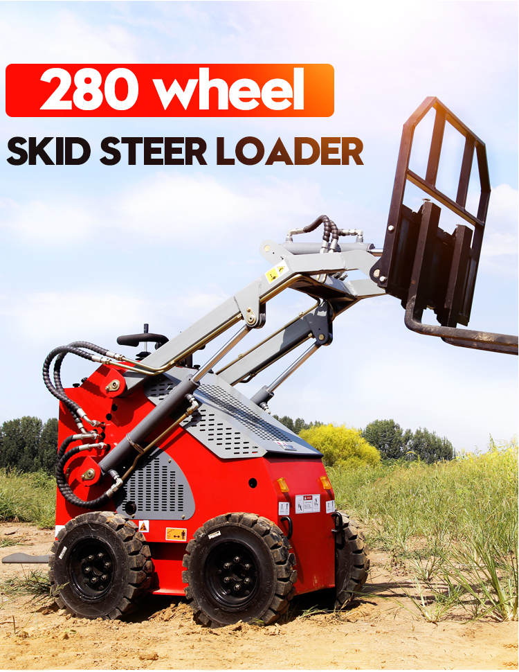 Loader steer skid steer hidrolik baru