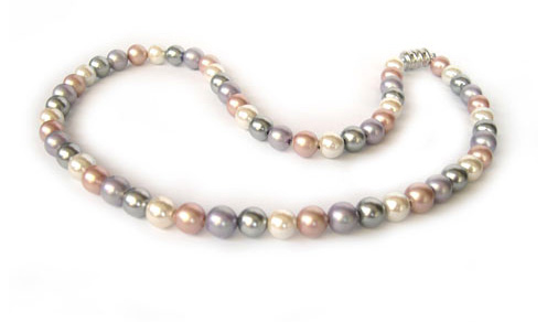 Hematite Mix color Pearl collar