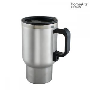 Tazza per caffè in acciaio inox da 450 ml con riscaldamento per auto