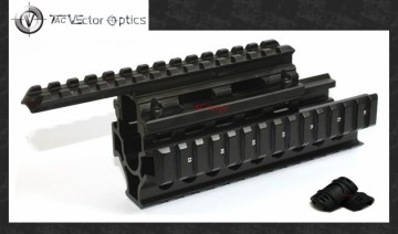 Vector Optics Tactical AK 47 / 74 RIS Handguard Quad Picatinny Rail System Mount Free Cover Guards Gun Accessories