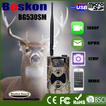 Promotion price for waterproof 12MP trail scouting game mms hunting camera