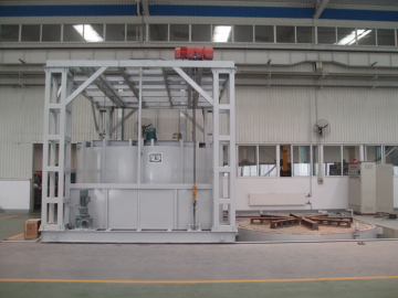 Movable Bell full fiber resistance furnace