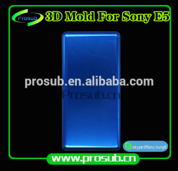 3D sublimation mobile phone case cover aluminum injection mould for Prosub-sony E5