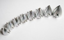 Gemfan Aluminium spinner for folding prop