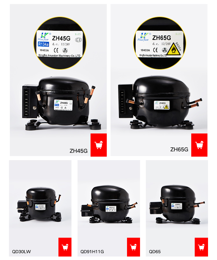 New Low Back Pressure R134a Refrigerator Compressor