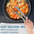 Pinces de cuisine - Pinces de cuisson en silicone en acier inoxydable