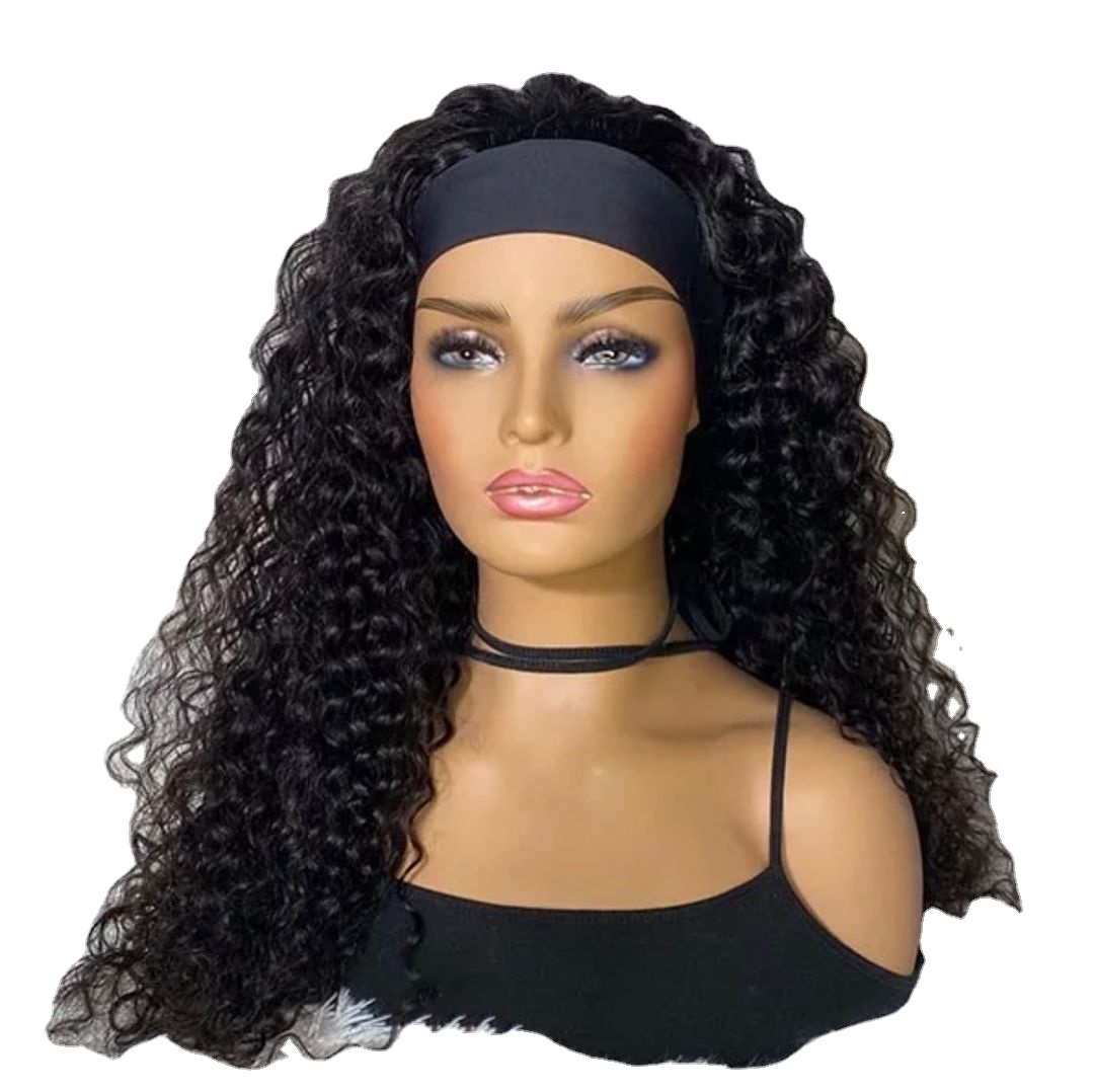 Low MOQ custom logo wide adjustable straps band for wig grip headband wigs