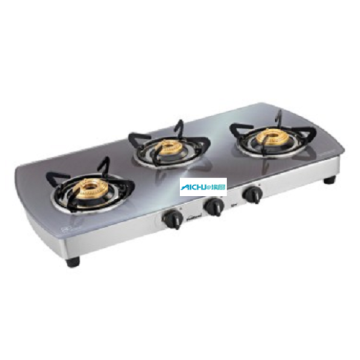 Sunflame Cooktop 3 Hocheffiziente Messingbrenner