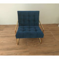 Jonathan Adler Metal Frame Goldfinger LECLINE SOFA