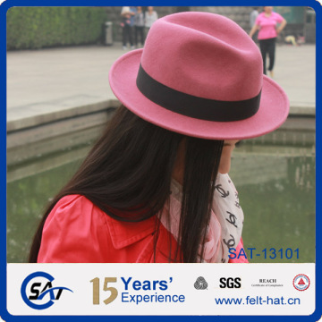 girls pink fedora hats