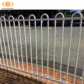 Hot sale garden metal bow top steel fence