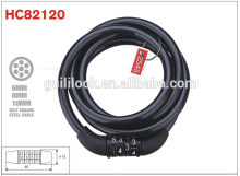 HC82120 fixed password combination locking mechanism digit cable lock